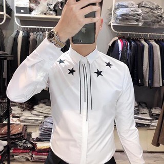 ÁO SƠ MI NAM HỌA TIẾT NGÔI SAO