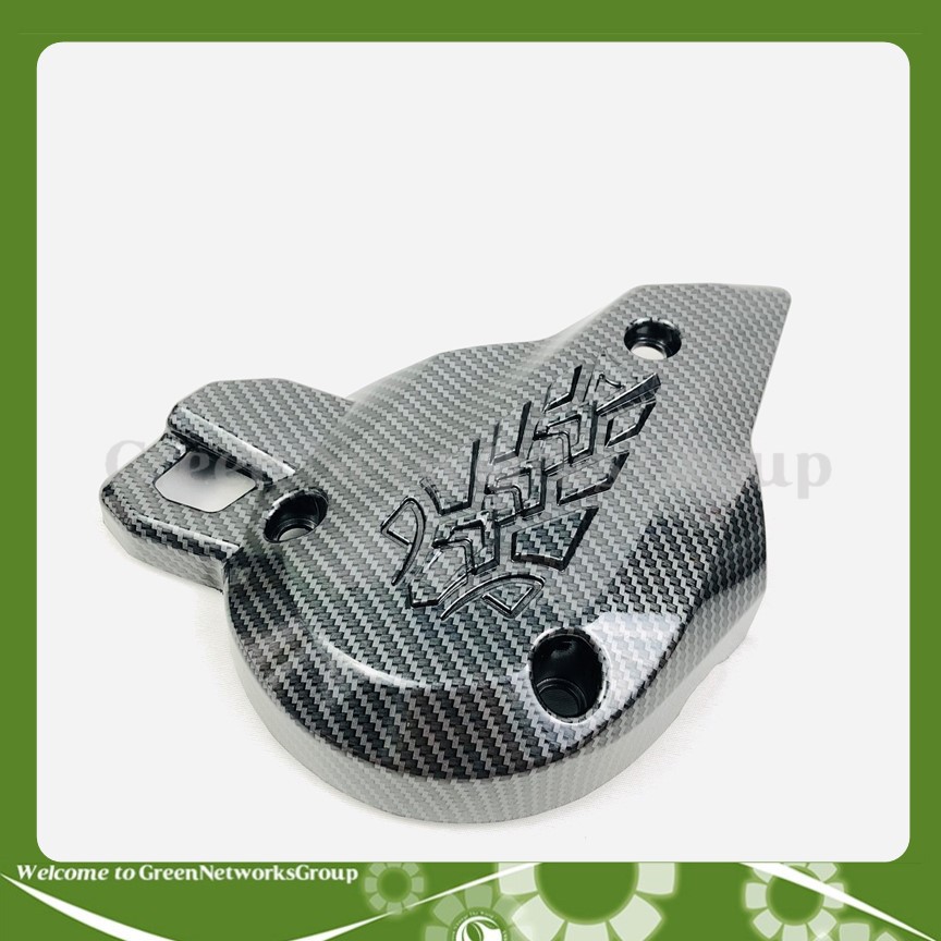 Chụp ốp lốc máy trước xe Air Blade 2020 mạ carbon Greennetworks