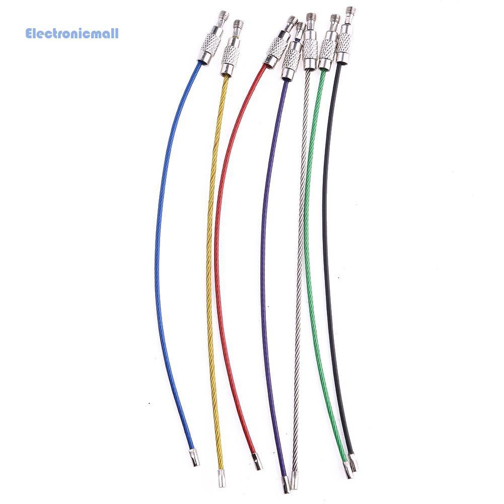 Set 7 dây thép không gỉ treo chìa khóa độc đáo