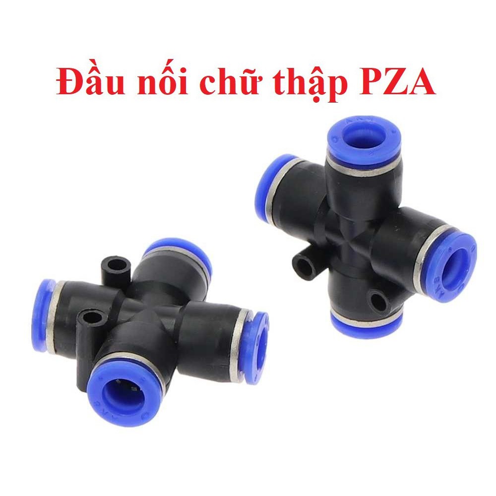 Đầu nối chữ thập, cộng PZA khí nén, phun sương chịu được áp lực cao