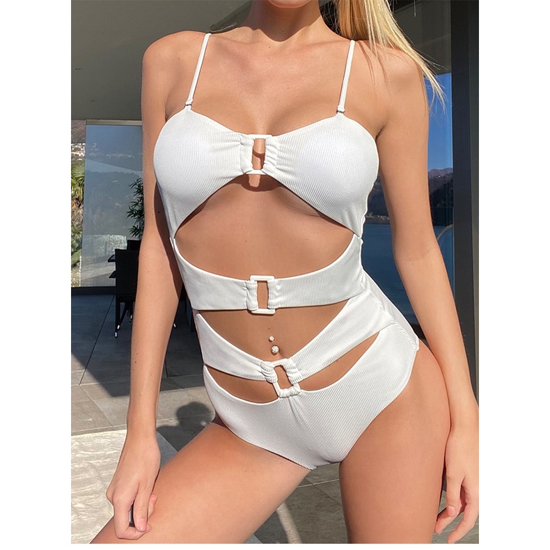 Đồ Bơi Một Mảnh Họa Tiết Kẻ Sọc Nhiều Màu Sắc Phong Cách Âu Mỹ Mới Cho Nữ