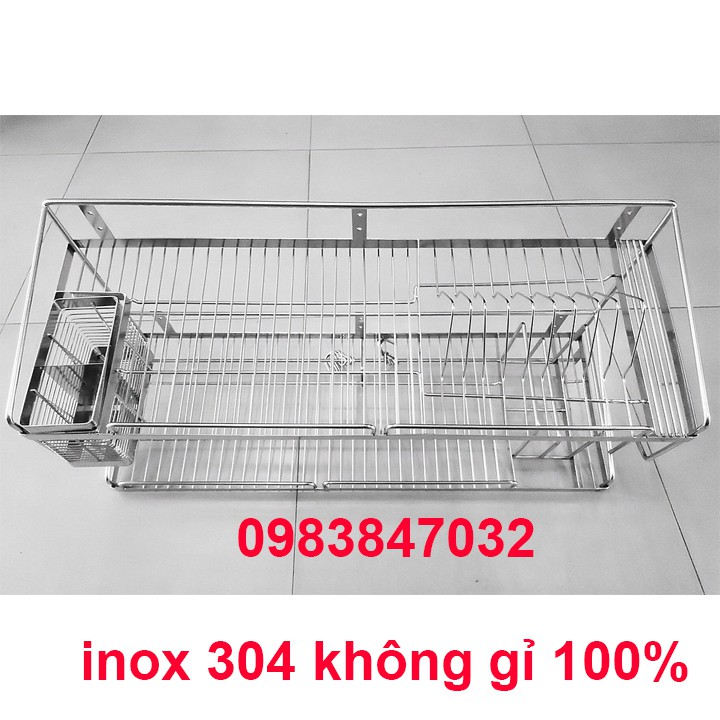 [INOX ĐẶC-KHÔNG GỈ] Kệ úp chén đa năng gắn tủ, treo vít tường inox 304 phôi nhập khẩu từ Nhật Bản chống gỉ sét cao cấp