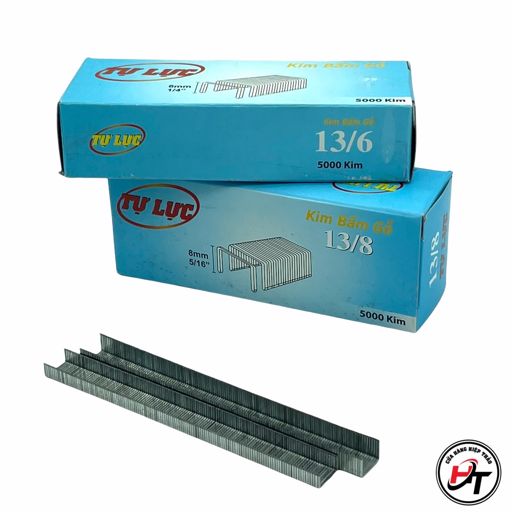 Ghim bấm gỗ 13/6 13/8 16/6 16/8 lắp súng bắn ghim cầm tay