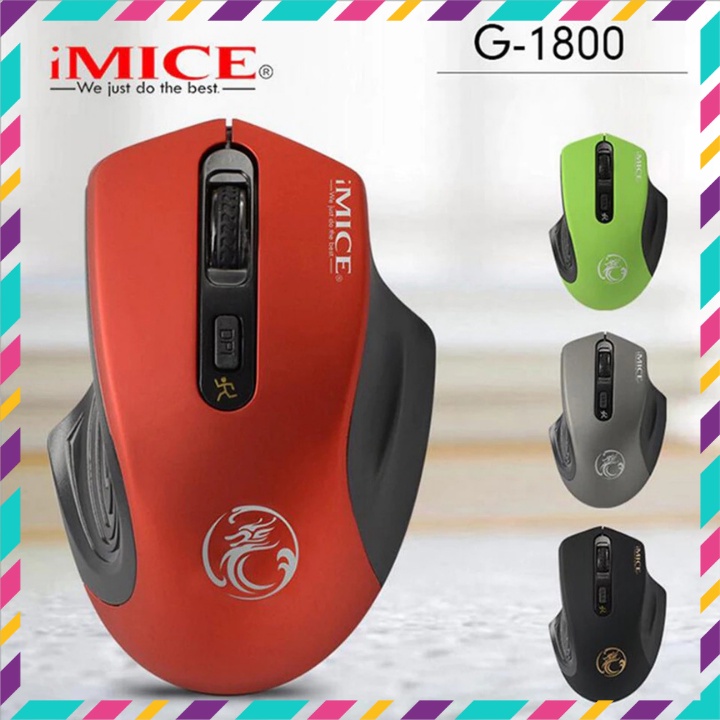 Chuột máy tính không dây Gaming IMICE G1800