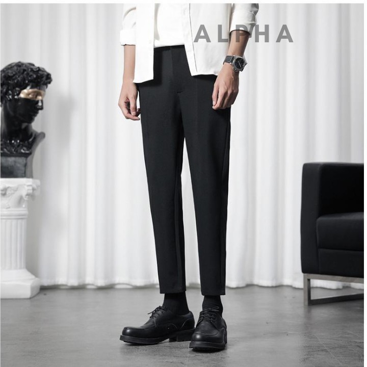 Quần Tây Ống Rộng Nam Dáng Suông Chống Bai, Xù Co Giãn Tốt Thương Hiệu ALPHA - JBA01 | BigBuy360 - bigbuy360.vn