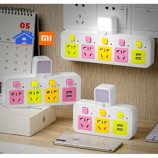 [FEE SHIP] Ổ CẮM ĐIỆN THÔNG MINH - CHỐNG GIẬT - 3 CỔNG -2 CỔNG USB - Ổ CẮM THÔNG MINH KÈM ĐÈN NGỦ