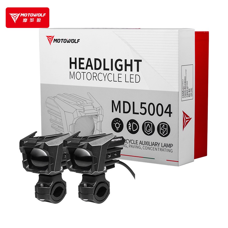 Đèn bi LED trợ sáng MOTOWOLF chính hãng MDL5004