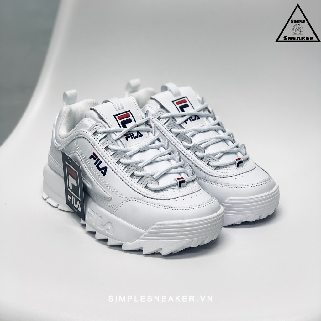 Giày FILA Auth  🔴FREESHIP🔴 FILA Disruptor 2 Hàn Quốc Chuẩn Chính Hãng - Giày FILAKOREA Cá Mập Tăng 5cm Chiều Cao