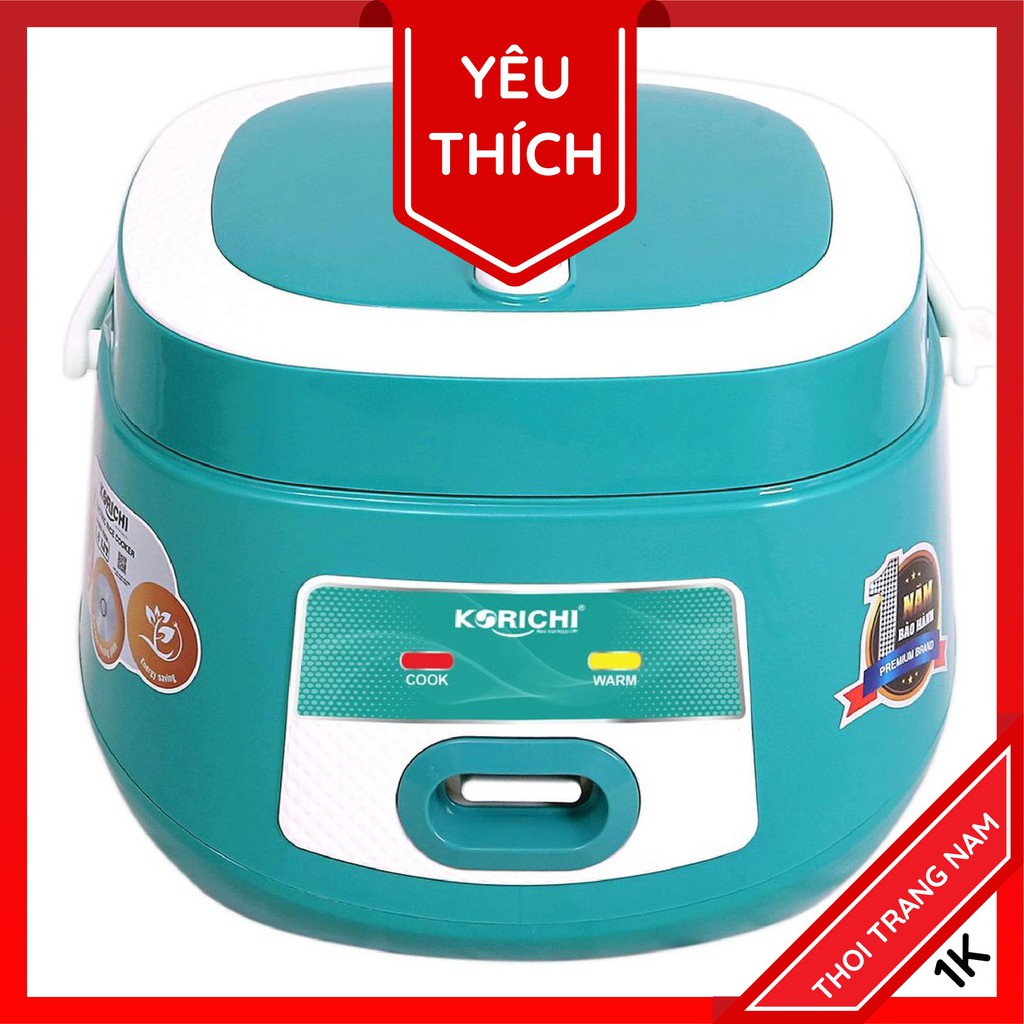 🍲NỒI CƠM ĐIỆN 1,2L🍲 [HÀNG CHÍNH HÃNG] nhãn hiệu KORICHI / KRC-1862