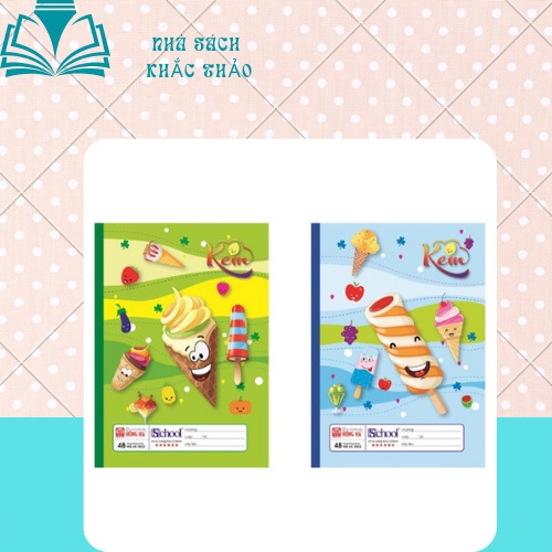 Vở Hồng Hà Shool 4 ô ly - 48 trang 0532, vở học sinh cấp 1, vở luyện chữ đẹp