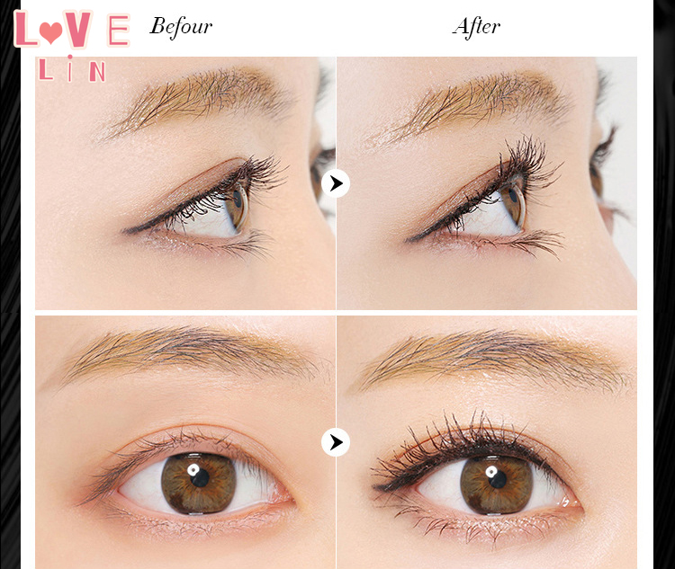 Mascara Lameila thiết kế hai đầu chống thấm nước chuốt dài và dày mi hiệu quả chất lượng cao