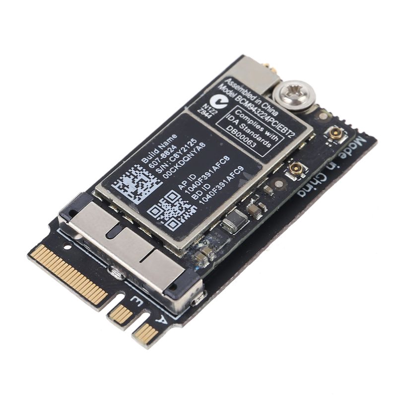 BCM943224PCIEBT2 Bluetooth 4.0 NGFF M.2 Key A/E Wireless WiFi Card for Mac OS