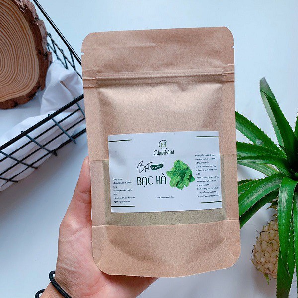 100gr BỘT BẠC HÀ NGUYÊN CHẤT  HANDMADE