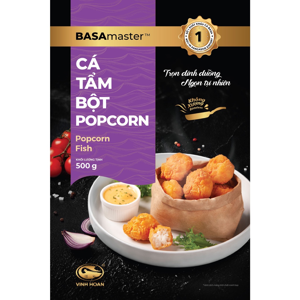 Cá tẩm bột popcorn