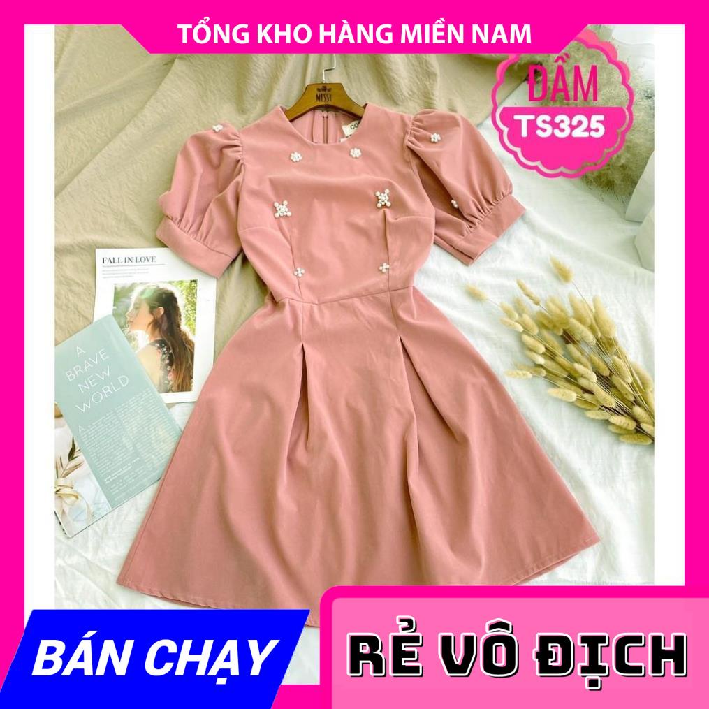 ĐẦM TAY BÚP PHỐI CƯỜM XINH XẮN TS325 ❤100% ẢNH THẬT❤  MY