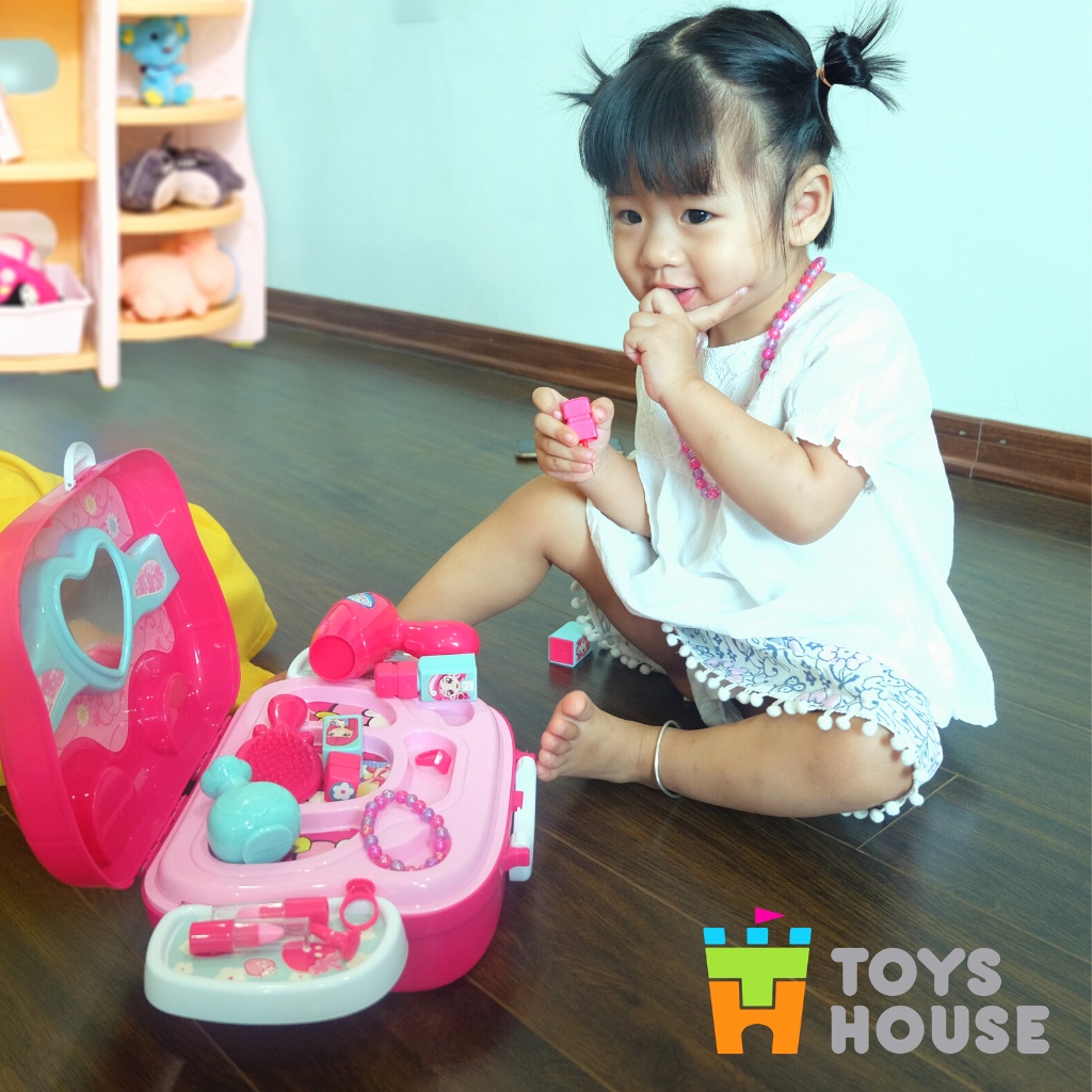 Hộp đồ chơi nấu ăn hình oto cho bé gái bé trai - tiêu chuẩn Châu Âu - Toyshouse 008-915