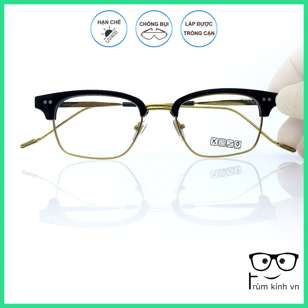 Gọng kính cận GM Havana hợp kim Cao Cấp - mắt kính nam nữ chống ánh sáng xanh Hottrend 2021 | BigBuy360 - bigbuy360.vn