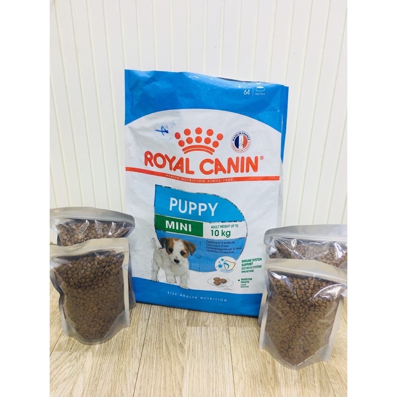 Thức ăn cho chó dưới 10kg và dưới 12 tháng Royal Canin Mini puppy (1kg)