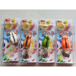 Mồi câu lure nhái hơi A35 Frog lưỡi BKK titan