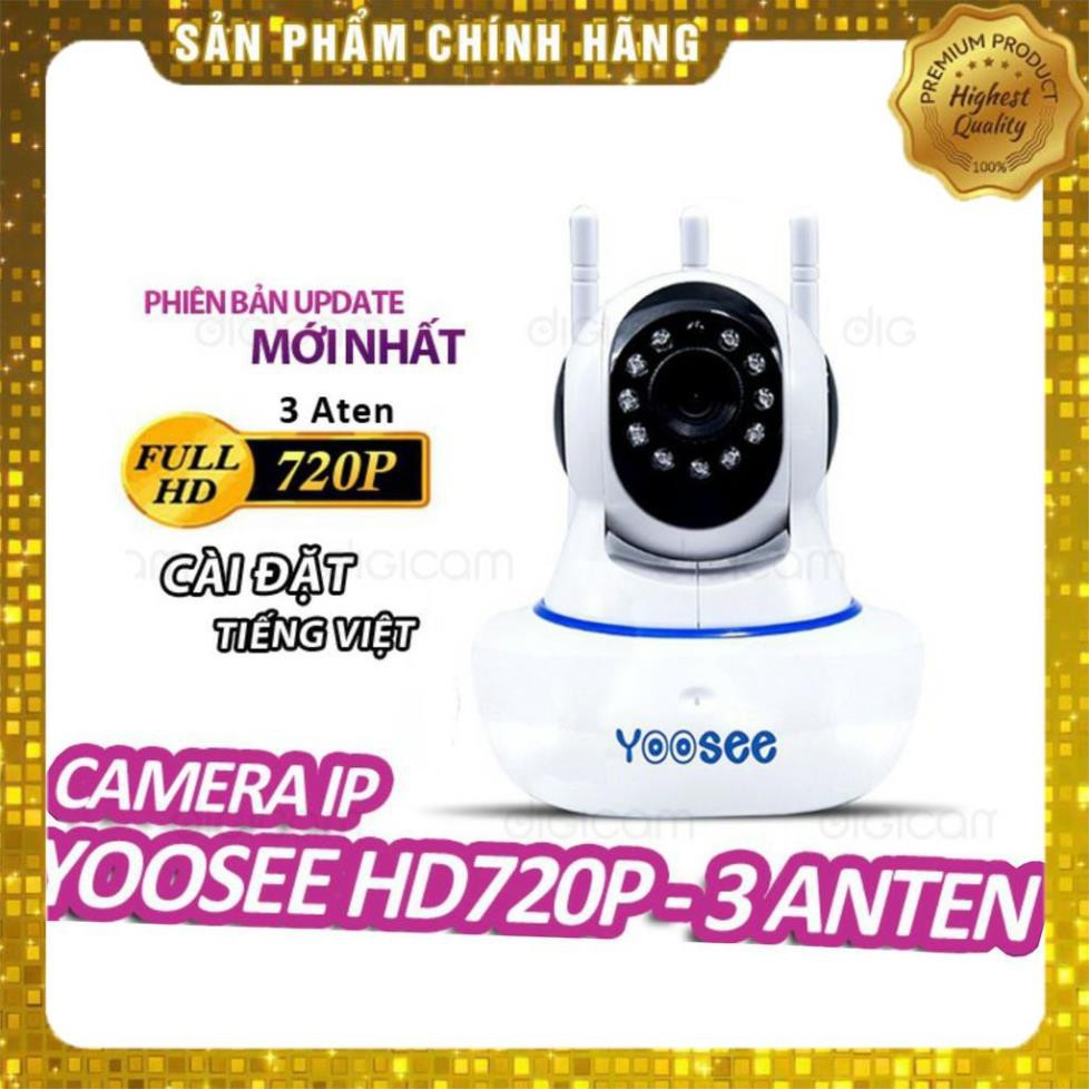 [FREESHIP - Giá Tại Xưởng] Camera YooSee HD720 - 3 Anten Siêu nét | Cài đặt Tiếng Việt