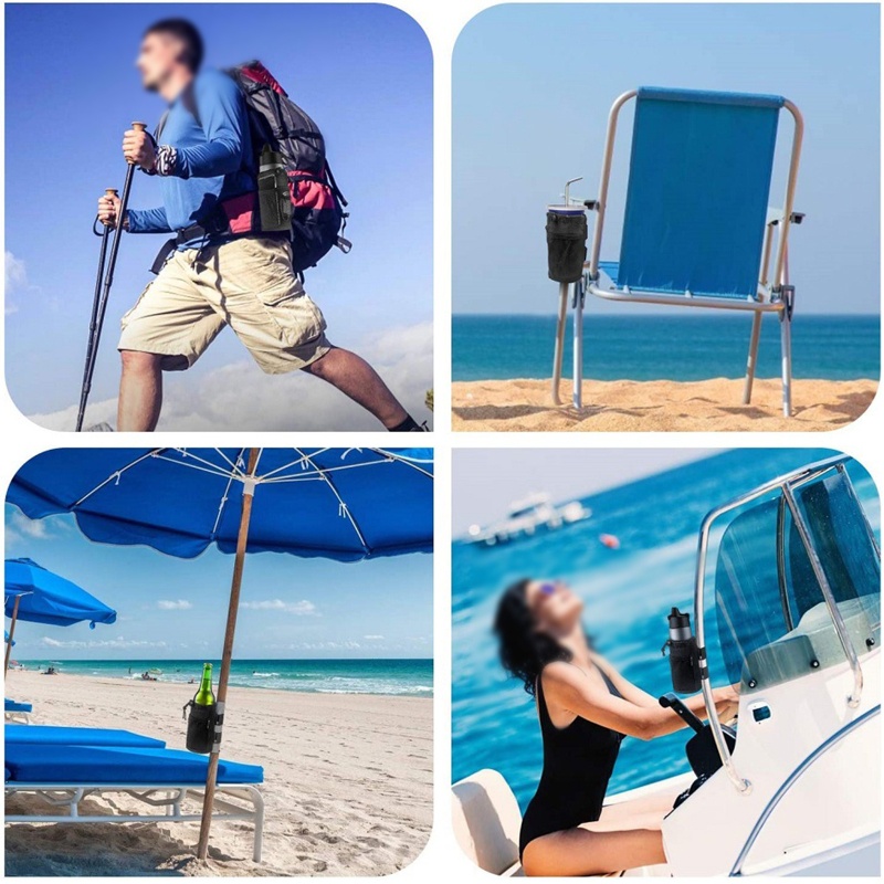 Giá Đỡ Bình Nước Đường Kính 3.3 '' Kèm Túi Lưới Và Khóa Dây Tiện Dụng