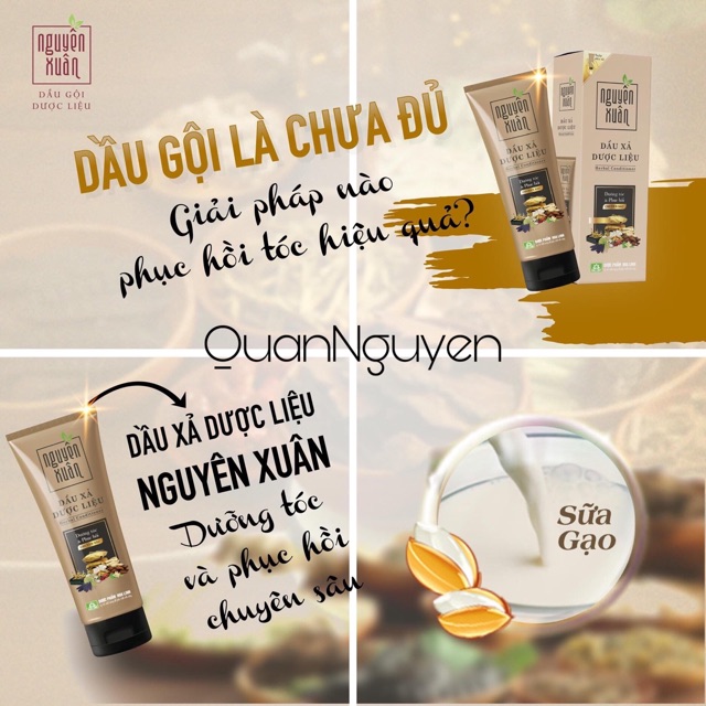 [ Khuyến Mại Thêm 30ml giá không đổi ] Dầu Xả NGUYÊN XUÂN 150ml Phục Hồi Dưỡng Tóc Chuyên Sâu