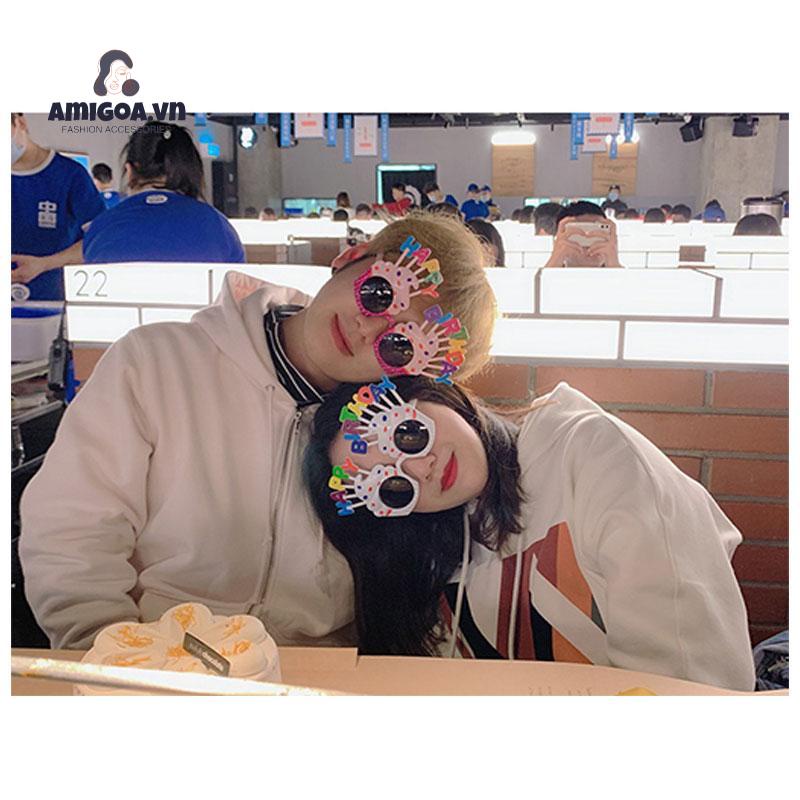 Mắt Kính Vui Nhộn Sáng Tạo Hỗ Trợ Trang Trí Bánh Kem