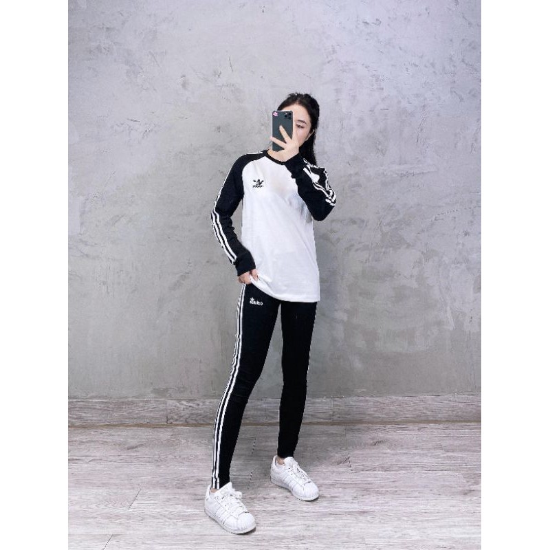 quần legging logo chữ