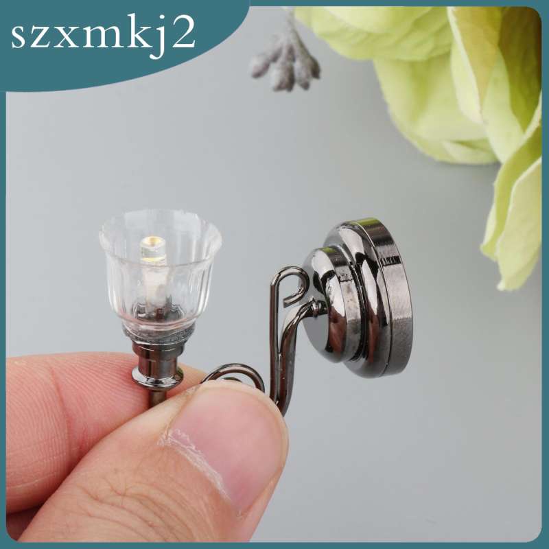 Đèn Gắn Tường Mini Chạy Pin Kiểu Cổ Điển 1: 12 Độc Đáo Trang Trí Nhà Búp Bê / Nhà Cửa