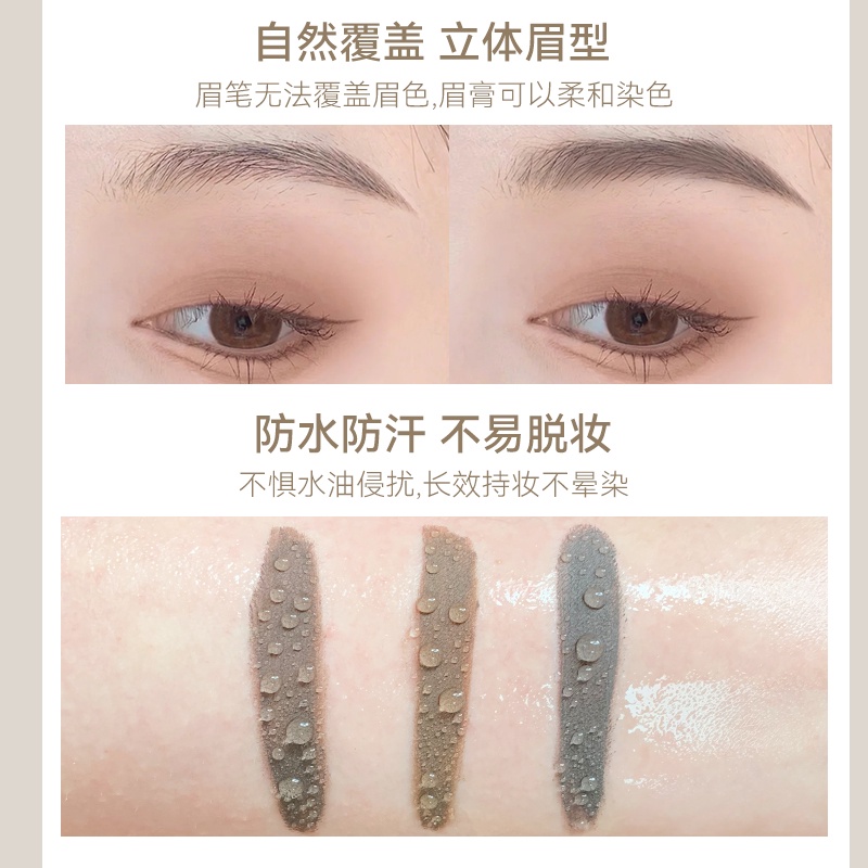 Bút Chì Kẻ Lông Mày NOVO Hai Đầu Kháng Nước Kèm Cọ NO.5744