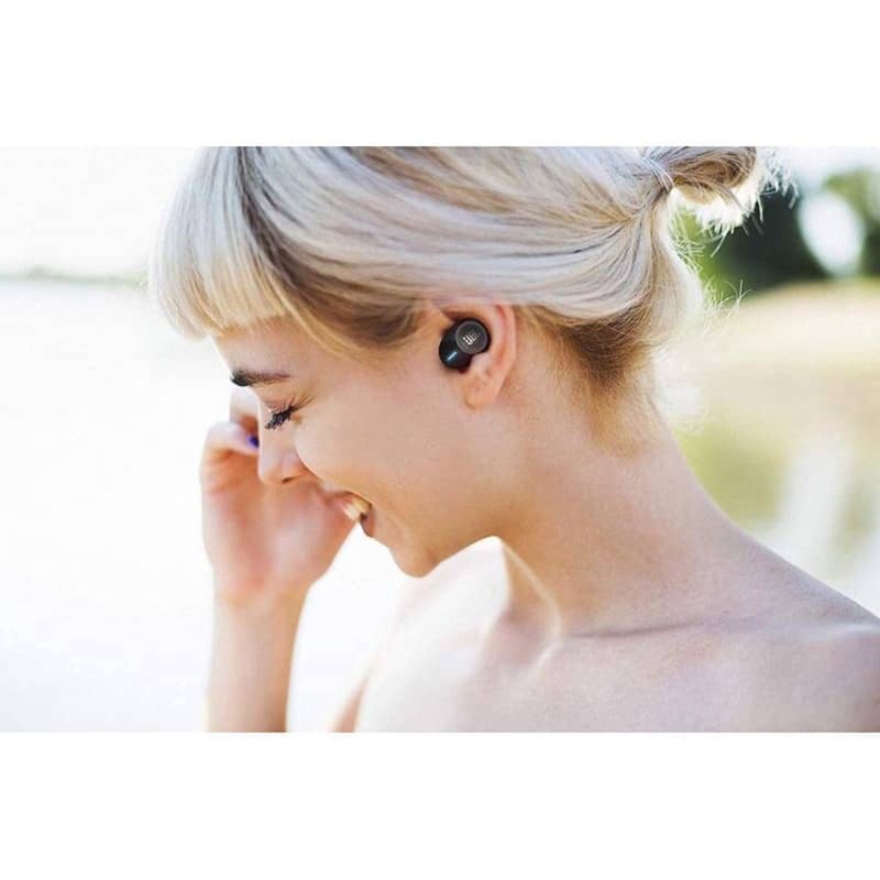 Tai Nghe Nhét Tai Không Dây JBL Tune 120 TWS Âm Thanh Siêu Trầm Có Sạc
