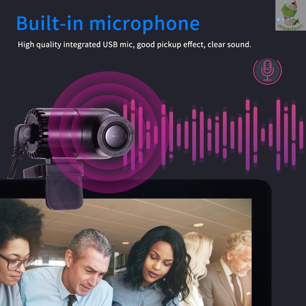 Webcam Kèm Micro Dành Cho Máy Tính Để Bàn 1080p | BigBuy360 - bigbuy360.vn