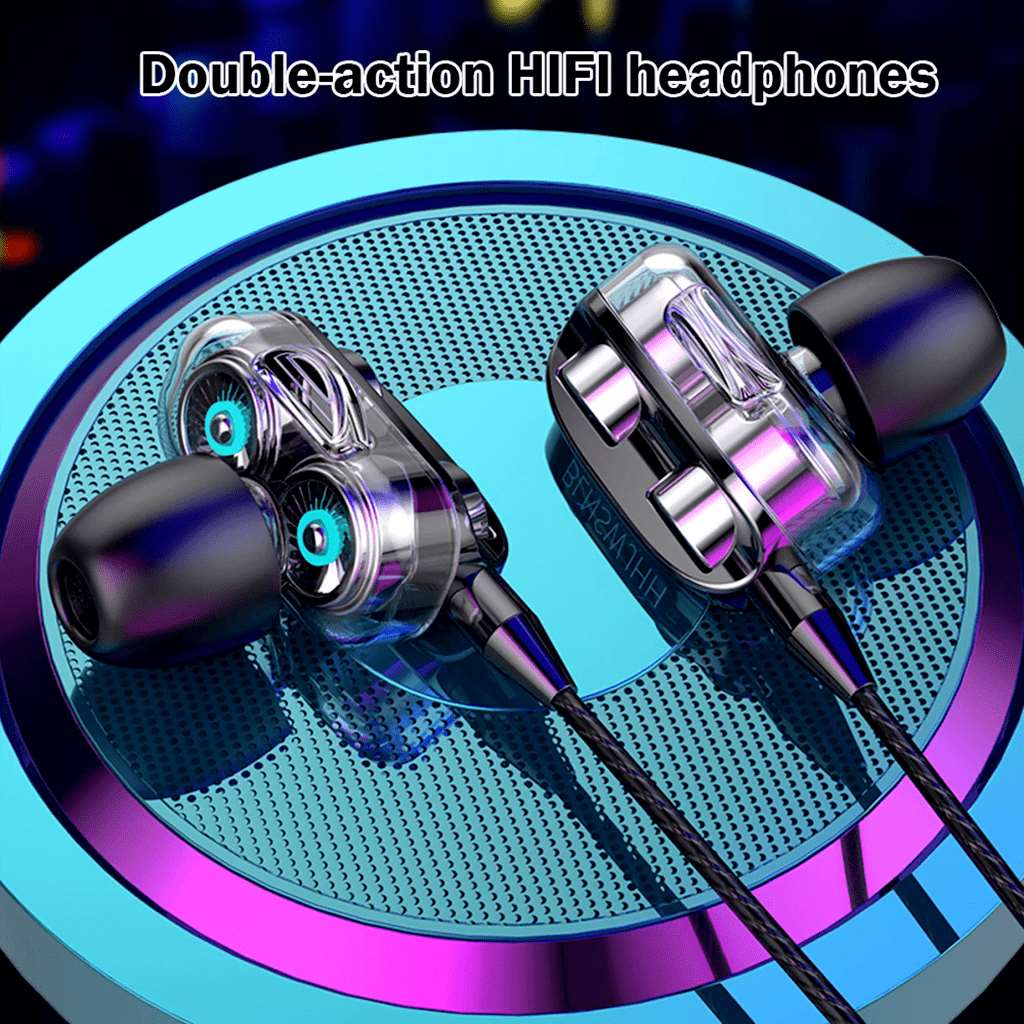 Tai Nghe nhét tai Có Dây 3.5Mm Âm Thanh Nổi HiFi Hai bênTai Nghe Chơi Game Thể Thao Có Micrô Dành Cho Điện Thoại -dc3810
