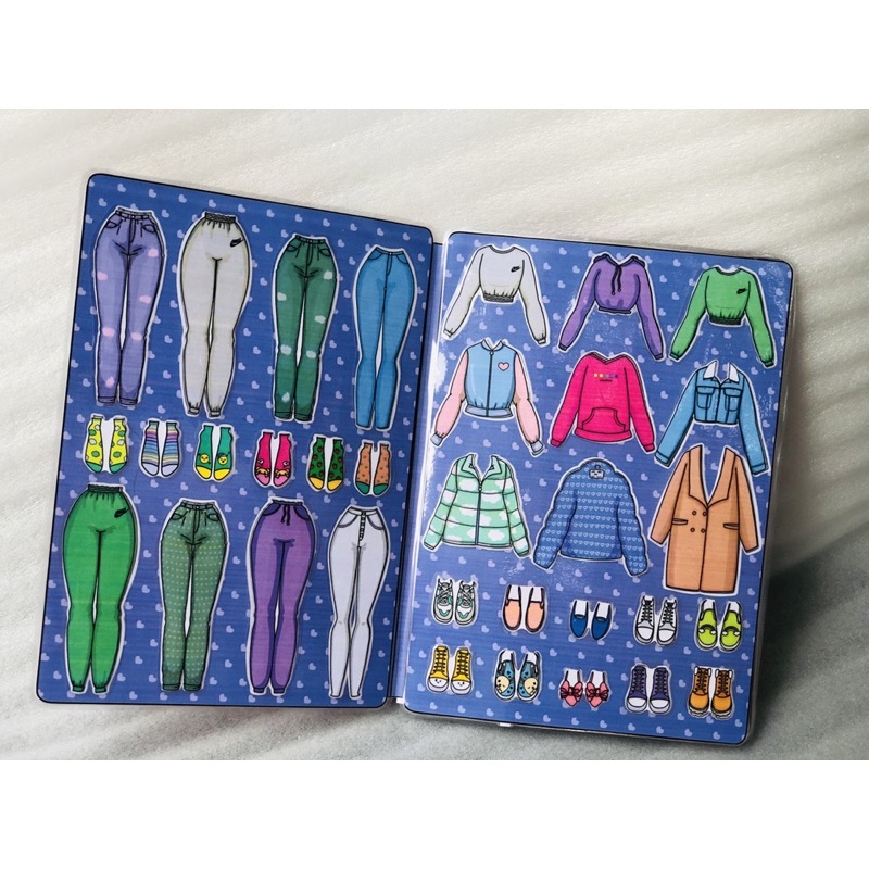 Thay đồ cho búp bê spring wardrobe
