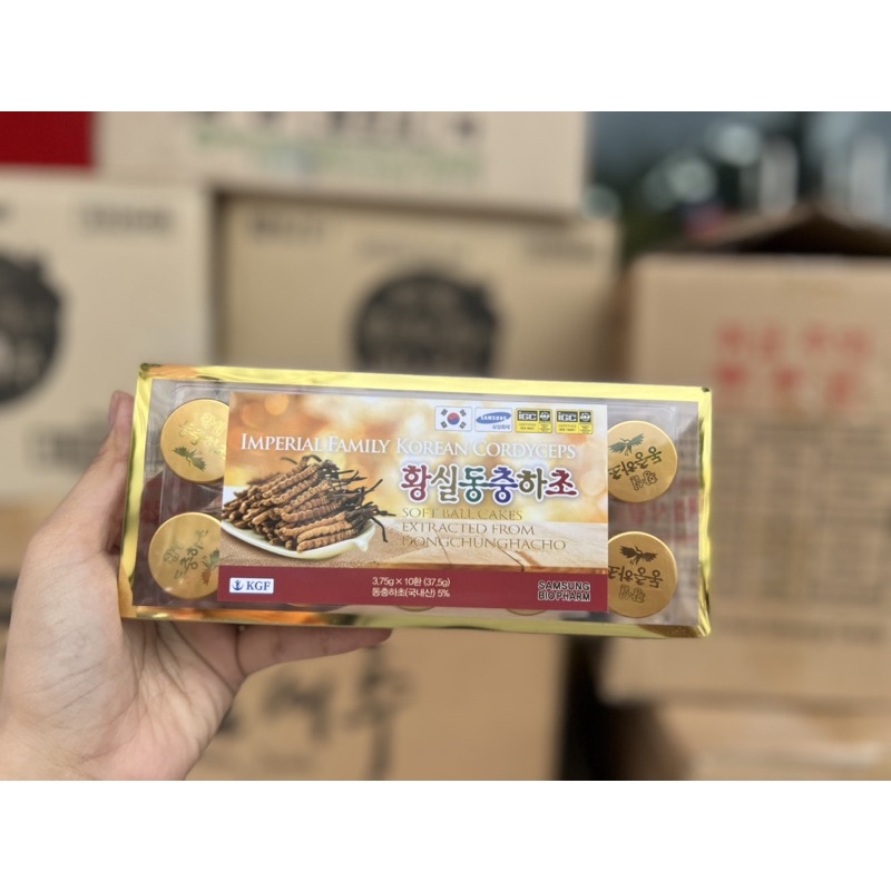 Đông trùng hạ thảo hộp 10 viên Hàn Quốc