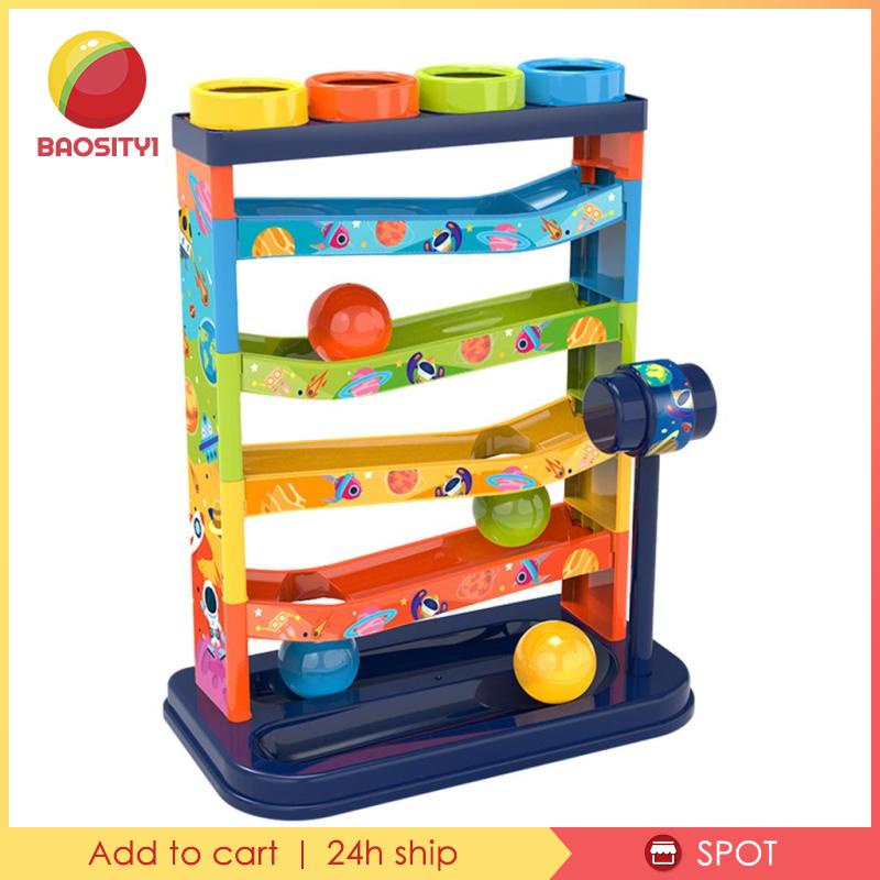 Đồ Chơi Bóng Lăn 5 Lớp &amp; 4 Bóng Lăn Cho Trẻ Em [Baosity1] Trẻ Em