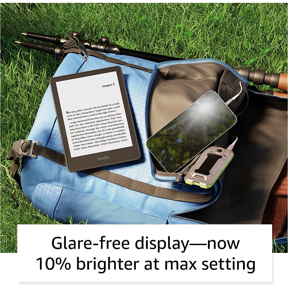 máy đọc sách KINDLE PAPERWHITE 5 - 11TH - màn hình lớn 6.8 inch - chống nước
