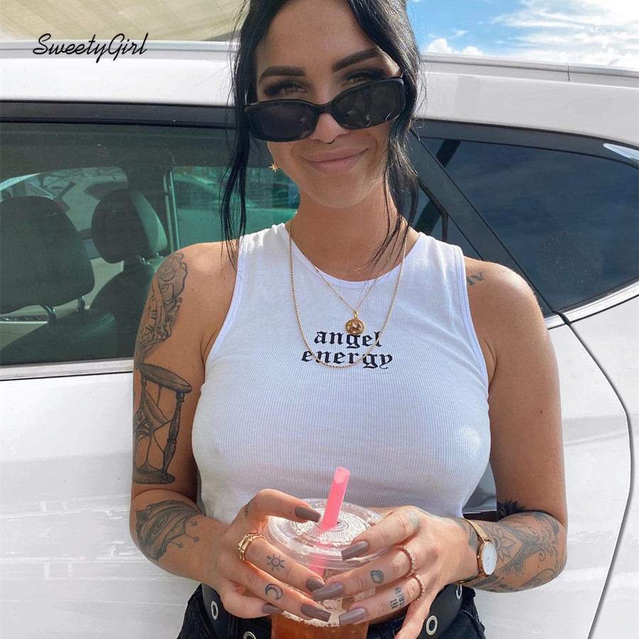 Áo Thun Ngắn Tay In Chữ Phong Cách Trẻ Trung Dành Cho Nữ