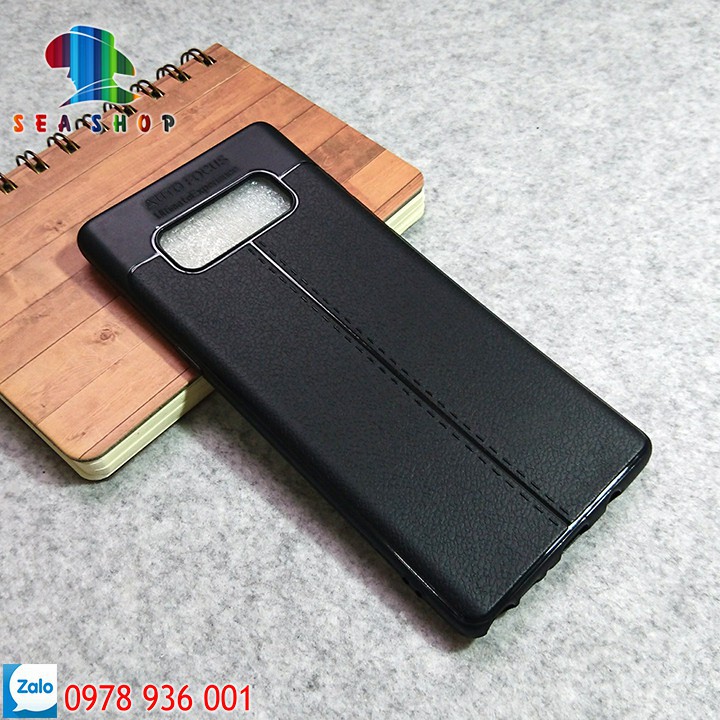 Ốp lưng Samsung Galaxy Note 8 vân da loại A - Nhựa dẻo - chống sốc