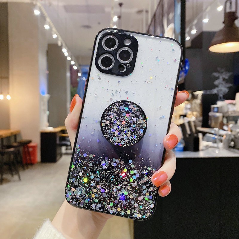 Ốp Lưng Điện Thoại Kiểu Dáng Thời Trang + Giá Đỡ Dành Cho Xiaomi Mi 9a 9c Redmi Note 9 8 9s Pro 5 Màu