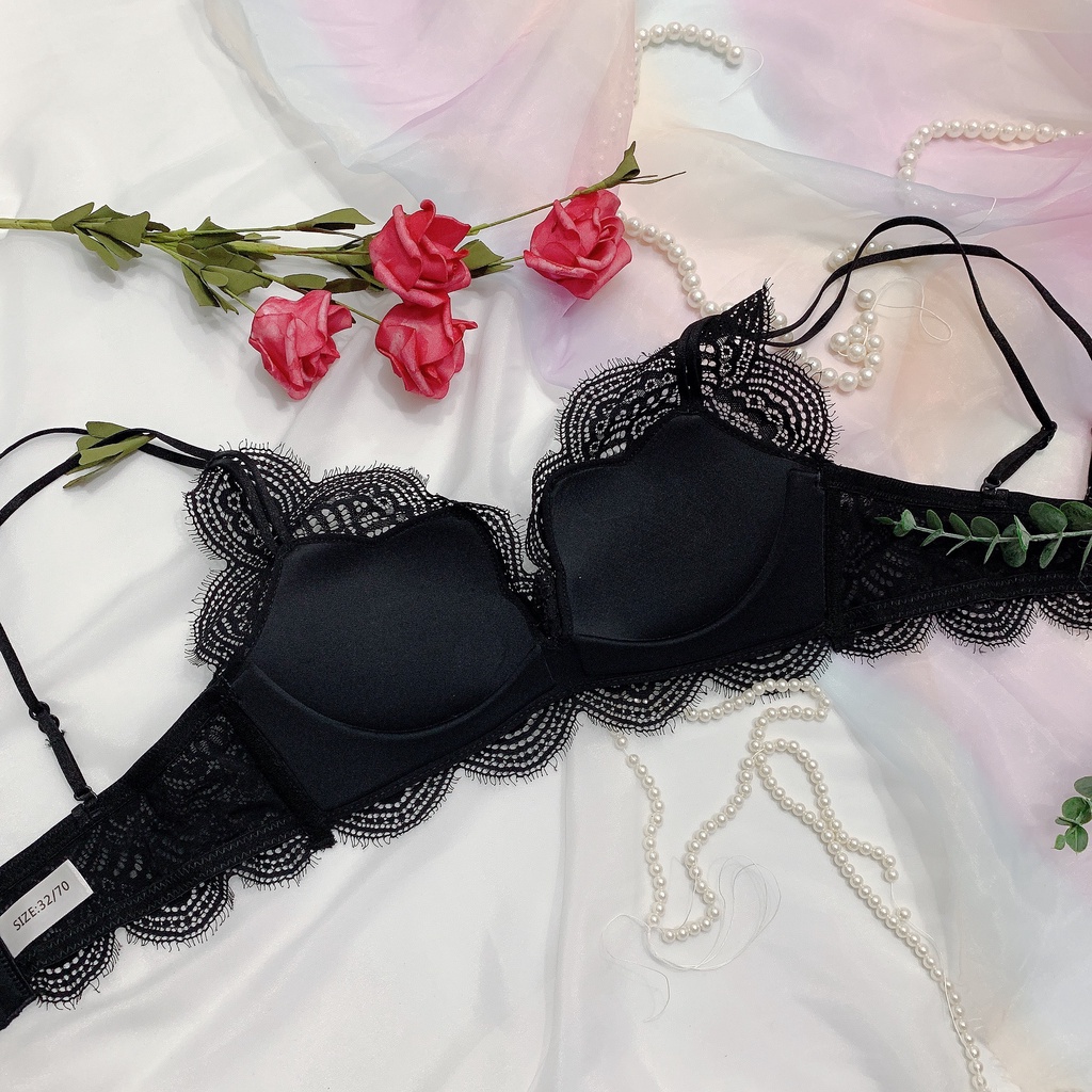 Áo ngực nữ không gọng dây mảnh mút vừa nâng ngực tạo khe