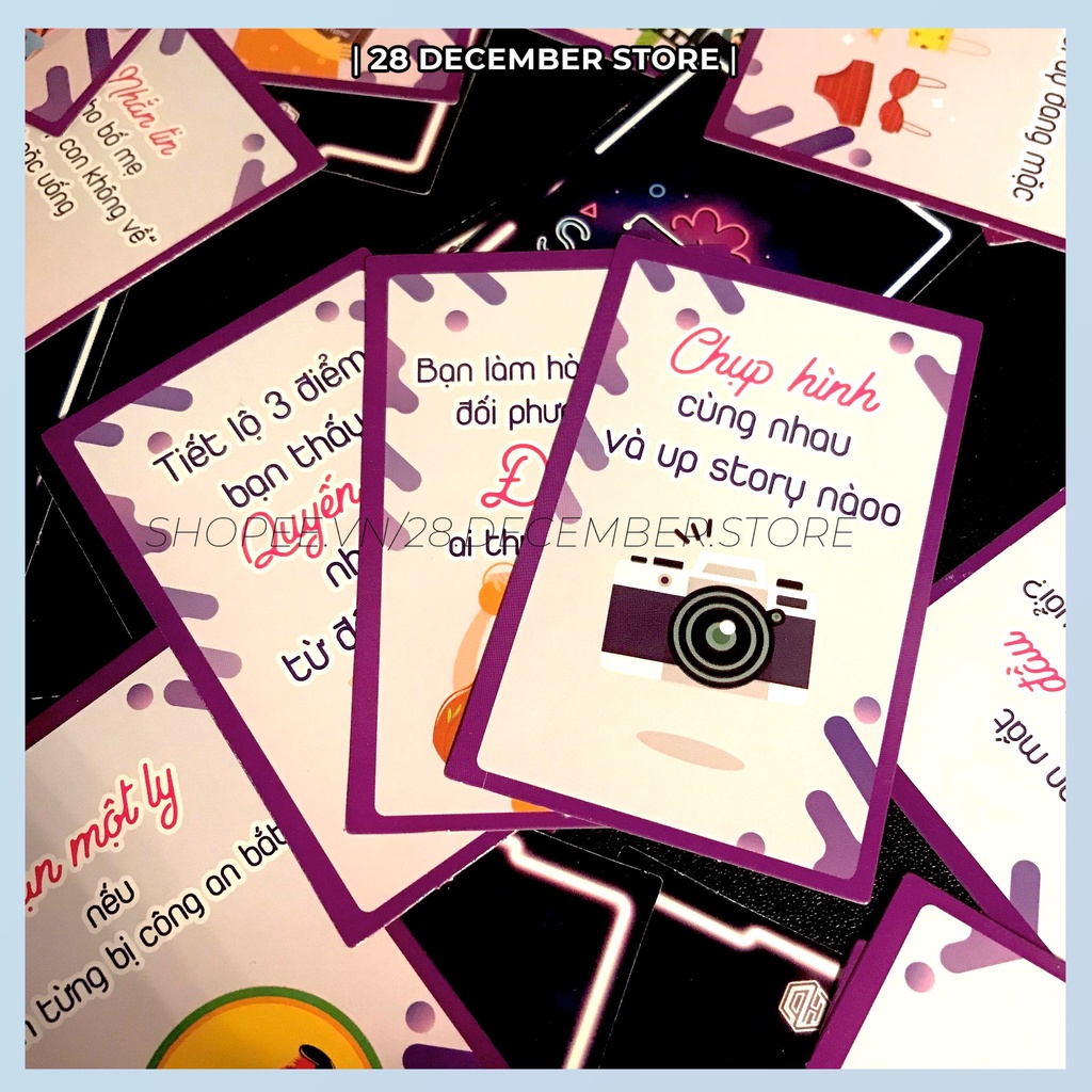 Bộ Bài Say Mê - Drinking Game Chinh Phục Trái Tim Crush, Dành Cho Các Cặp Đôi Hẹn Hò