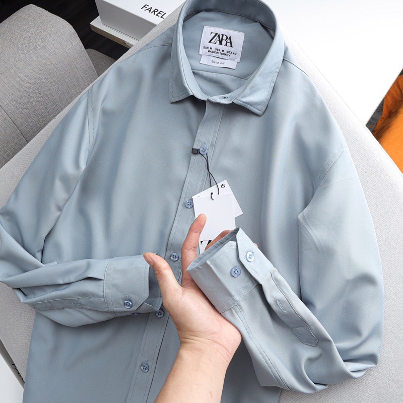 [BAO ĐỔI TRẢ] Áo sơ mi ZARA [MÀU ĐỘC LẠ] cực chất, lôi cuốn phái yếu