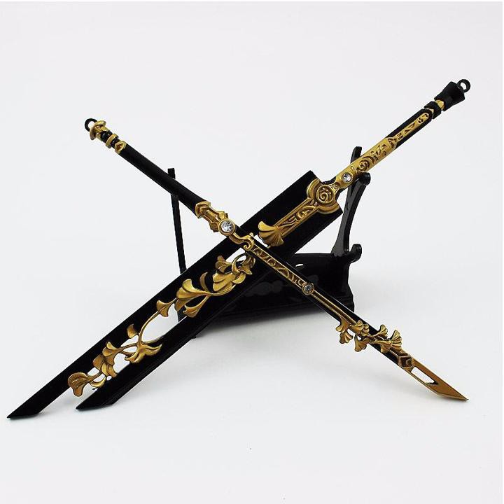 MÔ HÌNH MÓC KHÓA HẮC DẠ HOÀNG PHONG CÁCH CỔ TRANG TRANG TRÍ TRƯNG BÀY