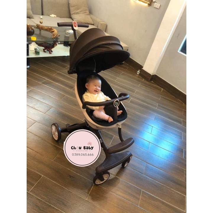 (Hàng cao cấp) Xe đẩy 2 chiều dạo chơi gấp gọn Baobaohao v18