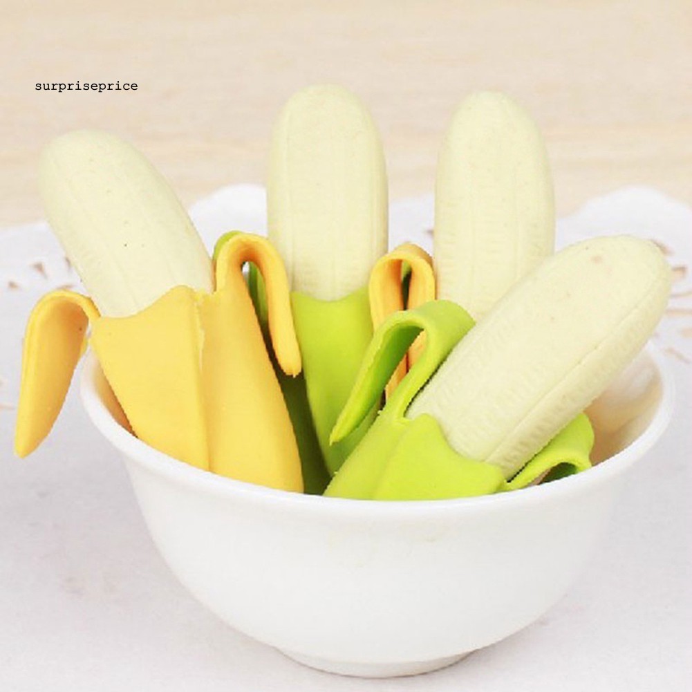 Gôm tẩy bút chì hình quả chuối độc đáo dành cho trẻ em