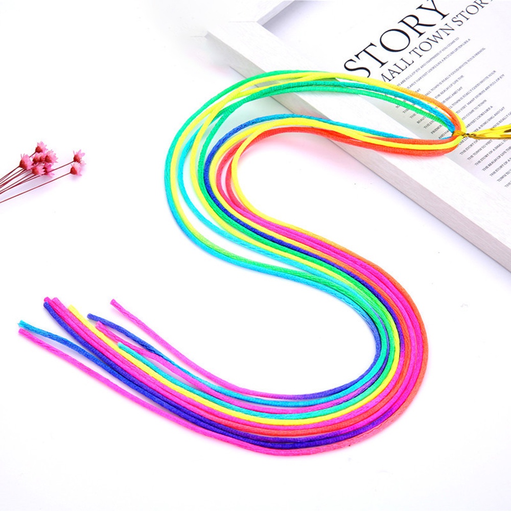 Dây Buộc Tóc Bện Nhiều Màu Sắc Thời Trang Cho Nữ