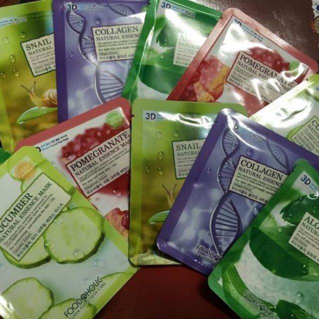 Mặt nạ 3d foodaholic hàn quốc ( lẻ 1 miếng)