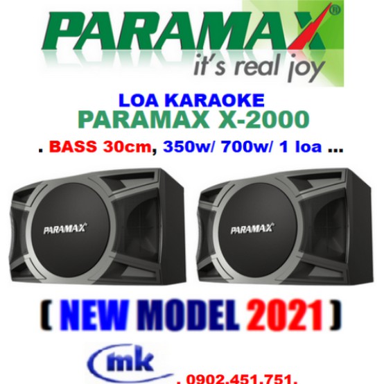 LOA PARAMAX X-2000