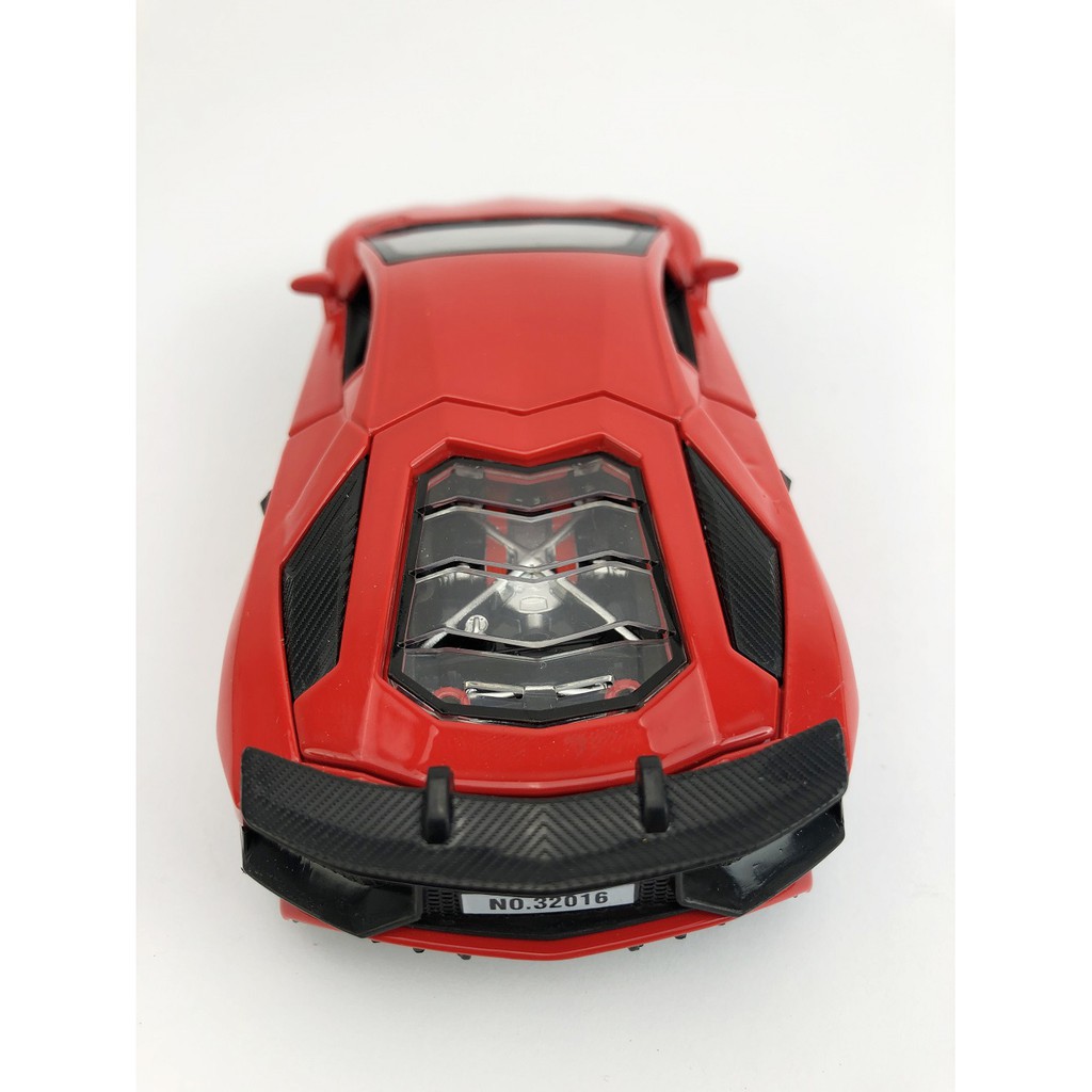 Xe mô hình tĩnh Lamboghini Aventador LP750 tỉ lệ 1:32 Chất liệu hợp kim - Màu Đỏ